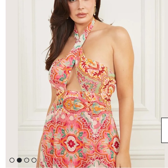 Marciano Halter Top Maxi Summer Dress - Size M - Picture 4 of 13